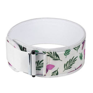 Ceintures de musculation réglables en néoprène avec imprimé floral pour la musculation, l'entraînement en force, unisexe, respirantes, fermeture à boucle - Product Image 1