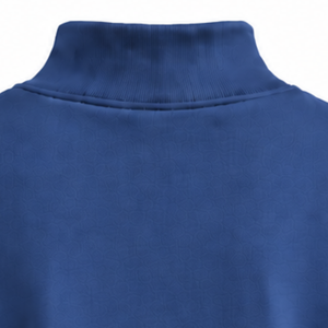 Royal <b>Blue</b> <b>Women</b> Mock Neck Sweatshirt Long Sleeve Oversized Pullover Fleece High Collar Casual Winter Streetwear Fashion <b>Jumper</b> - Product Image 4