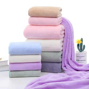 Thickened Coral Velvet Man Woman <b>Microfiber</b> <b>Bath</b> <b>Towel</b> Face <b>Towel</b> Soft Shower <b>Towel</b> - Product Image 1