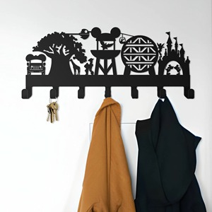 Custom Black <b>Wall</b> <b>Key</b> Holder <b>Hook</b> Perfect For Keeping Car <b>Keys</b> Safe And Easy To Find Or Hanging Light Accessories From India - Product Image 1