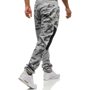 Pantalon de jogging camouflage pour homme – Pantalon tactique coupe slim style streetwear avec poignets élastiques aux chevilles - Product Image 3