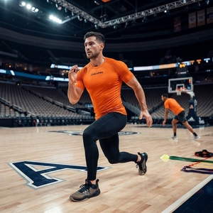 <b>Men</b> <b>Compression</b> T <b>Shirt</b> Orange Short Sleeve Athletic Gym Training Sportswear Custom Logo Fitness Running Workout <b>Shirt</b> - Product Image 6