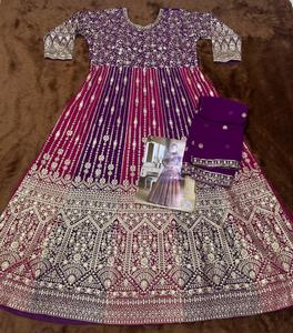 Nuevo Catálogo de Vestidos de Georgette Listos para Usar de Diseñador Sayuri Rutba, 4 Piezas, para Mujer - Product Image 6