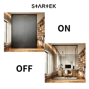 Vidrio inteligente PLCD conmutable con patrón curvo de estructura sólida para uso industrial y de baño para edificios decorativos de invernadero - Product Image 6