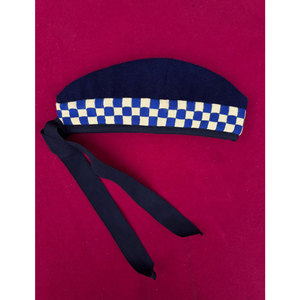 Gorros Glengarry 100% Lana de Primera Calidad, Gorro de Kilt para Gaitero Celta, Gorro de Kilt Escocés Azul y Blanco con Diseño a Cuadros - Product Image 4