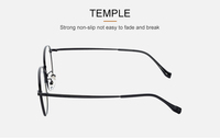 Nouvelles montures de lunettes en métal personnalisées avec logo OEM, tendance 2026, vente en gros, monture carrée pour lunettes de lecture optiques