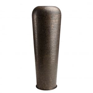 Perfect Decor Exclusive Design Handmade Modern Tabletop <b>Vase</b> Black Gold Crackle Finish Metal Decorative <b>Bowl</b> Wedding Centerpiece - Product Image 1