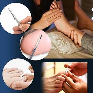 Kit de lime et de rehausseur pour ongles incarnés de qualité supérieure en acier inoxydable, outils de podologie pour les bords incarnés, instruments chirurgicaux - Product Image 3