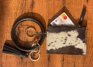 สินค้ามาใหม่กระเป๋าคลัทช์หนังวัวแท้มีที่ใส่บัตรเอทีเอ็มกระเป๋าสตางค์หนังสไตล์ตะวันตกคลัทช์ใส่เหรียญ - Product Image 3