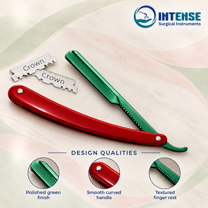 Juego de Navajas de Barbero Profesionales OEM, Navaja Recta de Acero Inoxidable para Barbería - Product Image 4