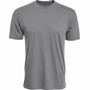 เสื้อยืดคอกลมแขนสั้นทรงปกติสำหรับผู้ชาย ผ้าฝ้าย 100% สีพื้น ดีไซน์เรียบง่าย สไตล์ลำลอง - Product Image 5