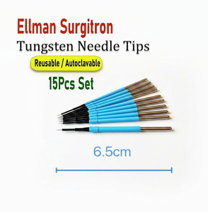 Electrodos de Aguja Ellman Surgitron con Punta de Tungsteno Reutilizables de 6.5cm de Longitud para Electrocauterización Monopolar - Product Image 6
