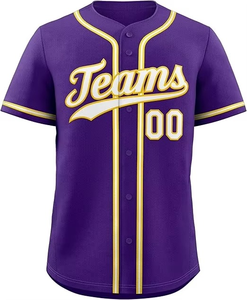 Cheap Custom Sublimated Print Team Logo Full Button up 100% <b>Polyester</b> Baseball Jerseys sportswear jersey - Product Image 4