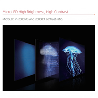 Écran LED couleur pleine P2.5 Jode, mur vidéo, CE ROHS, intérieur, pour hôtel, restaurant, hall, solution haute fréquence de rafraîchissement 7680 Hz, 8K