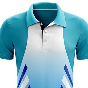 Conjunto de Uniforme de Cricket para Hombre en Azul Cielo y Blanco, Jersey Deportivo con Cuello Tipo Polo, Pantalones a Juego, Ropa Deportiva para Equipo - Product Image 2