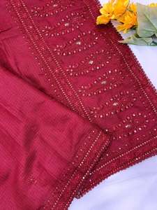 Sari de Seda Kota Doriya de Diseño Exclusivo con Blusa Elegante, Moderno y Casual para Mujer - Product Image 5