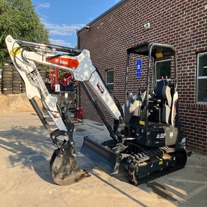Miniexcavadora Bobcat E32 de 3.5 toneladas, máquina excavadora pequeña sobre orugas para construcción, limpieza de terrenos agrícolas, excavación de zanjas, potente. - Product Image 4