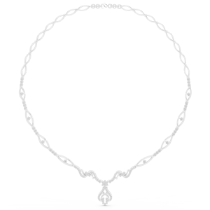 Collier Pendentif Cœur en Argent 925 Plaqué Rhodium de Luxe avec Moissanite pour Femme, Coupe Ronde Brillante, Micro-Incrustation - Product Image 2