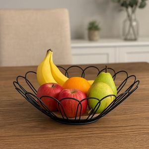 Panier rectangulaire suspendu rustique multi-usages pour l'organisation et l'embellissement des plans de travail - Product Image 6