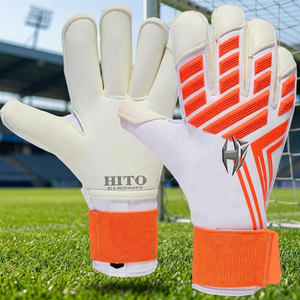 Gants de gardien de but professionnels sur mesure, nouveaux gants de football en latex 4 mm, protection des doigts, respirants, gants de gardien de but de football - Product Image 3