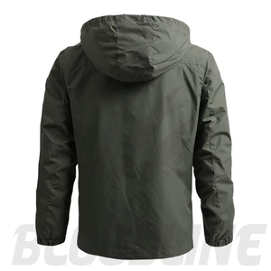 BLOODLINE INTERNATIONAL Men's Color Blocking <b>Waterproof</b> Breathable Windproof Eco-Friendly Quick Dry <b>Thin</b> Puffer <b>Jacket</b> Zipper - Product Image 2