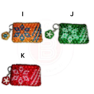 Porte-monnaie perlé coloré, petit portefeuille - Product Image 3