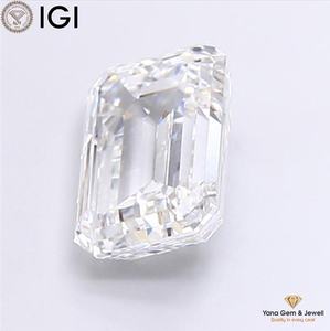 Diamante Cultivado en Laboratorio CVD de Color D y Claridad VVS1, 5.00 Quilates, con Certificado IGI, Corte Esmeralda para Pulsera Solitario - Product Image 5