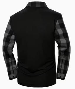 Camisa de Franela a Cuadros Buffalo de Hardihood International, Manga Larga, Algodón y Poliéster, OEM, Unisex, Ropa para Adultos - Product Image 5