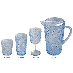 Vaso y vaso de agua acrílico con diseño de ameba de 16 oz - Product Image 2