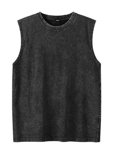 เสื้อกล้ามผ้าฝ้ายคลาสสิกสำหรับผู้ชาย โรงงานผลิตเสื้อผ้าตามสั่ง - Product Image 5