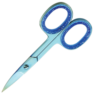 Fournisseur OEM ODM de ciseaux à cuticules en acier inoxydable, manches à motif galaxie, lame pointue et affûtée, logo personnalisé, ciseaux de manucure - Product Image 2