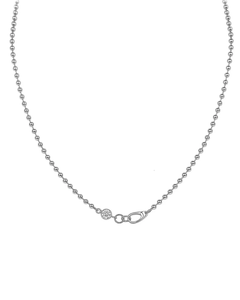 D Color <b>14K</b> Yellow <b>Gold</b> Lab Diamond 5mm 0.50ct with IGI Certified VVS Minimalist Beaded Ball <b>Chain</b> Necklace Women <b>Men</b> Wholesale - Product Image 4