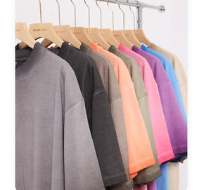 Camiseta de Hombre Personalizada con Logotipo, Corte Ajustado, 100% Algodón, Secado Rápido, 300g, Lavado Ácido, Hombros Caídos - Product Image 6