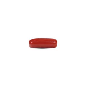 Natural Red Coral Oval Cabochon 5.75 Carat Loose Gemstone for Fine Jewelry - Product Image 3