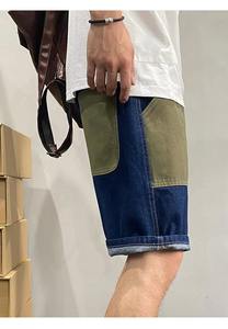 Shorts de Mezclilla para Hombre, 100% Algodón, Cintura Elástica, Casuales, Transpirables, de Secado Rápido, Ecológicos, Marca Personalizada, Jeans Cortos de Moda - Product Image 5