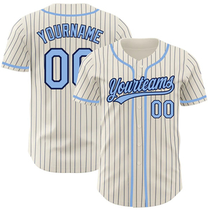 Maillots de baseball légers en polyester, tenues d'équipe professionnelles, logo d'équipe brodé personnalisé, unisexe, grandes tailles, manches courtes - Product Image 4