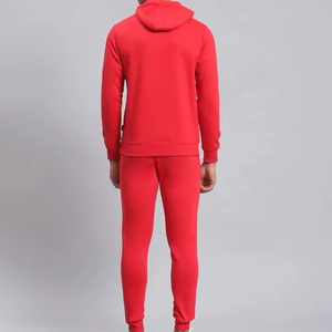 ชุดเสื้อฮู้ดและกางเกงวอร์มแห้งเร็วสำหรับผู้ชาย เหมาะสำหรับการฝึกซ้อมและการออกกำลังกาย - Product Image 2