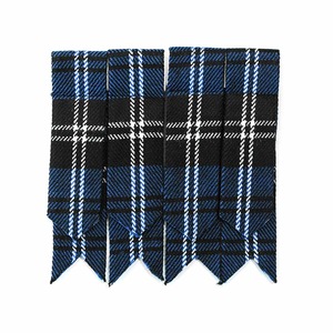 Ramsey Blue Vintage Tartan Detachable Elastic <b>Kilt</b> Flashes for Scottish Highland Sock and <b>Kilt</b> <b>Hose</b> Customization Available - Product Image 1