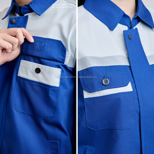 Vêtements de travail pour électriciens à bon prix avec logo, polyester et coton, vêtements de chantier, combinaison de soudeur, vêtements de ferme, design personnalisé, usine FMF - Product Image 5