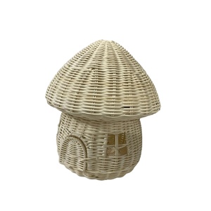 Decoración Ecológica de Ratán Blanco en Forma de Hongo para Restaurantes, Hoteles, Resorts y Oficinas - Product Image 5