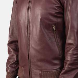 High Quality Street Wear Zipper Style <b>Men</b> Leather <b>Jacket</b> Breathable Stand Collar Full Sleeve Waterproof Windproof <b>Jacket</b> - Product Image 6