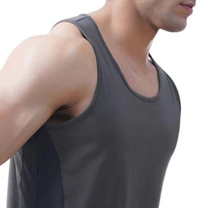 Camiseta sin Mangas para Hombre de Alta Calidad, Fabricada con Tela de Algodón Orgánico, Suave y Cómoda, Proveedor y Fabricante de Chalecos Deportivos - Product Image 5