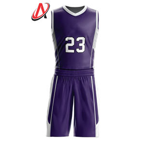 Uniformes de basket-ball en polyester à séchage rapide, maillots et shorts de sport avec impression par sublimation - Product Image 5