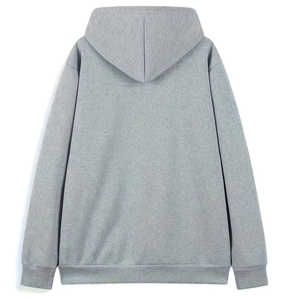 เสื้อฮู้ดดี้ผู้ชายผ้าฟลีซโพลีเอสเตอร์/คอตตอน 400 กรัม กันลม อุ่น แห้งเร็ว ระบายอากาศดี เหมาะสำหรับใส่ลำลอง ทำงาน หรือเที่ยวพักผ่อน มีกระเป๋า  ย้อมสีพื้น - Product Image 3