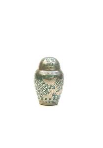 Uzair Artesanías, Urna Funeraria Pequeña de Metal para Cenizas de Mascotas y Humanos, Recuerdo Conmemorativo, Diseños Personalizables, Artículos Funerarios - Product Image 4