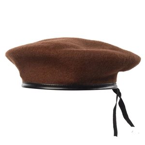 Boina de Punto con Logotipo Personalizado, Color Sólido, Gorro Cálido Unisex, Estilo Casual, Cuatro Estaciones - Product Image 2