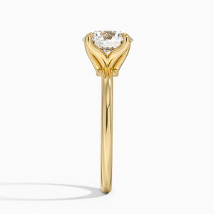 Anillo de compromiso clásico con diamante solitario de cuatro puntas - Product Image 2