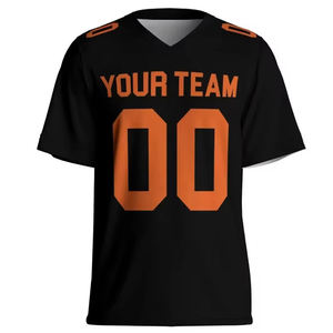 Maillot de football américain personnalisé avec logo imprimé, prix abordable, sublimation, séchage rapide, respirant - Product Image 5