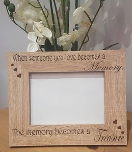 H a CRAFT HAC-255 - Marco y Soporte para Fotos de Madera Hecho a Mano y Ecológico con Impresión Personalizada para Exhibición de Sobremesa - Product Image 5