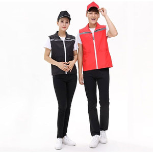 Gilet de sécurité haute visibilité personnalisé avec logo, vêtements de travail de nuit en extérieur, vêtements de sécurité réfléchissants avec logo réflecteur - Product Image 1